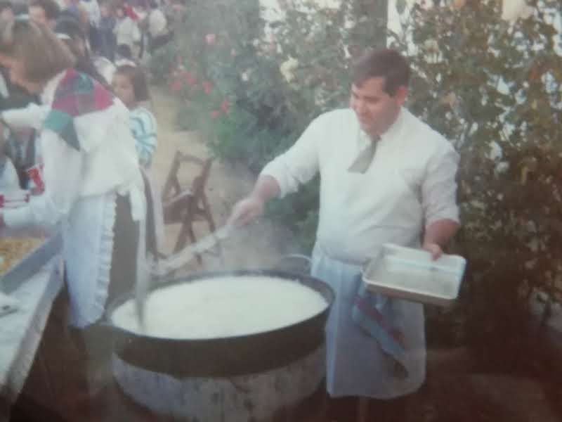 Fotografía antigua de los primeros años de Asador Campaña en Priego de Córdoba